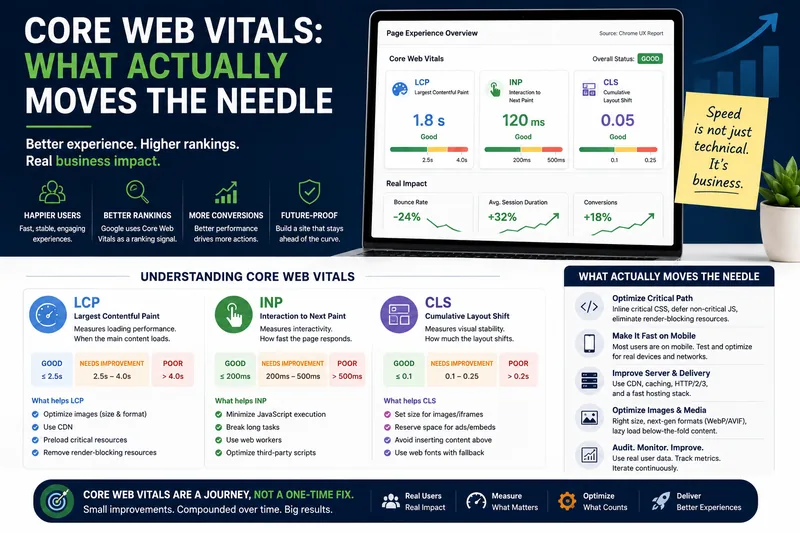 Core Web Vitals: What Actually Moves the Needle